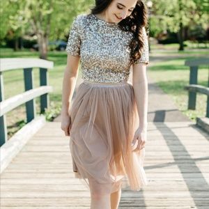 ASOS /Lace & Beads 2 Piece Set - Sz. 4/S